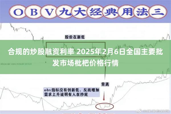 合规的炒股融资利率 2025年2月6日全国主要批发市场枇杷价格行情